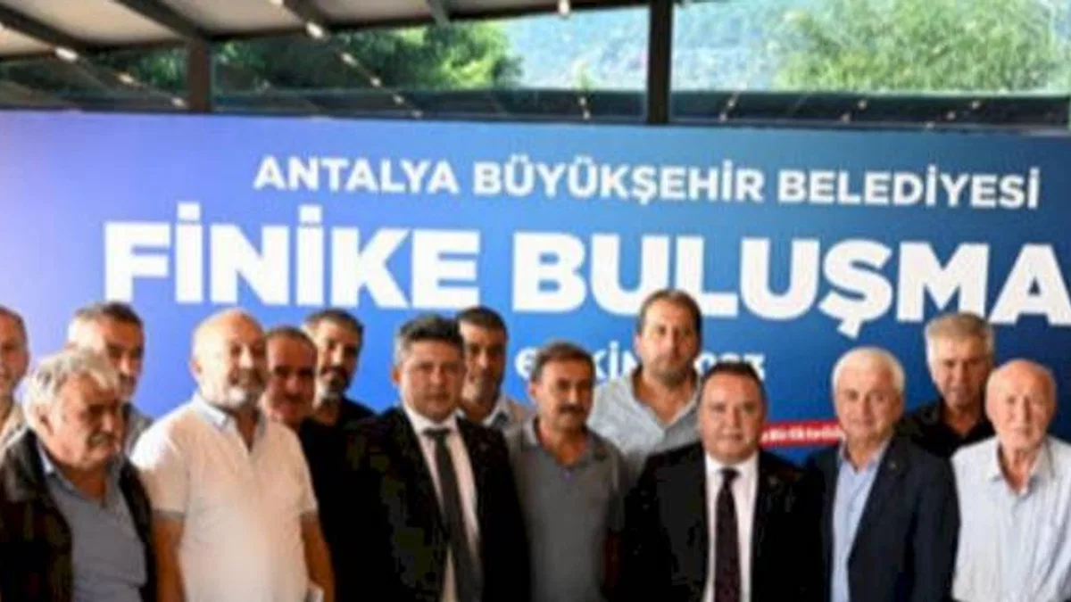 Antalya Büyükşehir'den Finike'ye 282 milyonluk yatırım