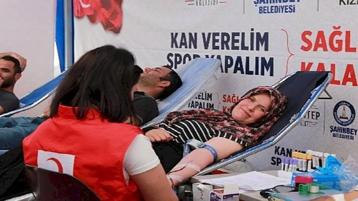 Gaziantep'te Kan Bağışı Rekoruna Doğru