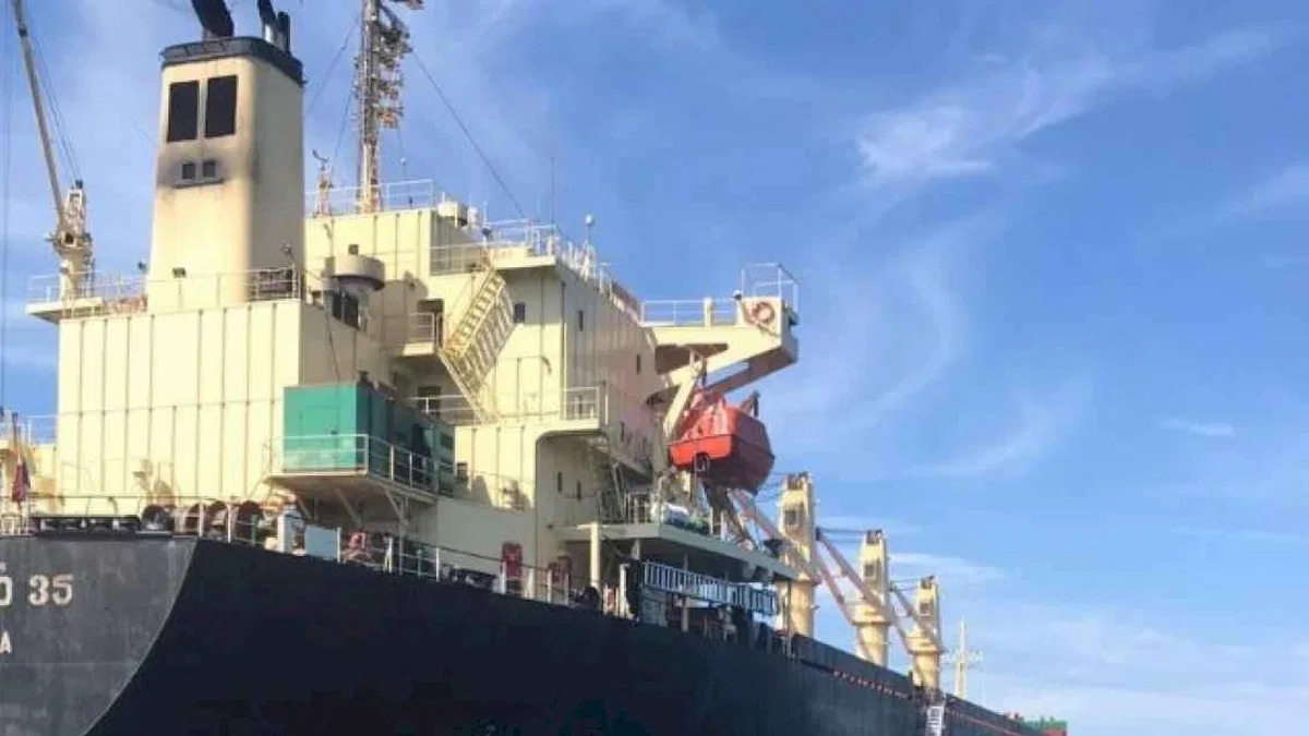 Kuru yük gemisi İstanbul Boğazı'nd arıza yaptı! Karaya sürüklendi