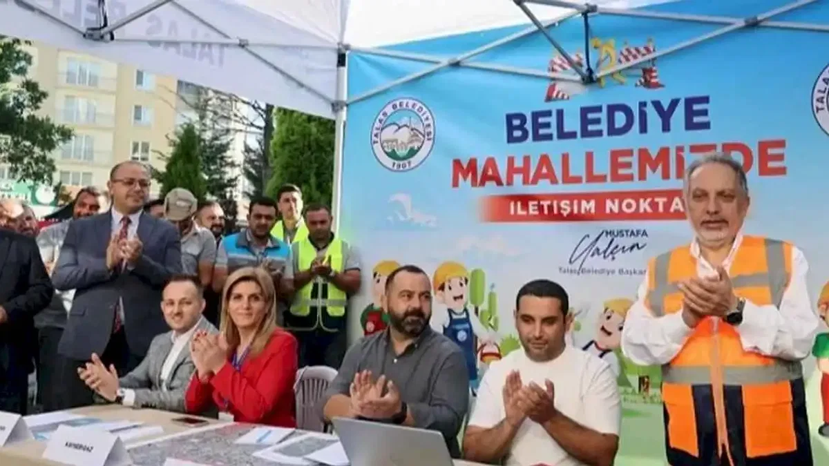 Kayseri Talas'ın 'Belediye Mahallemizde' uygulamasına övgü