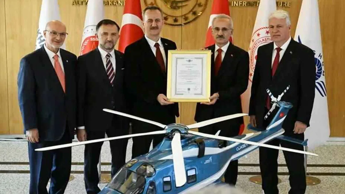 Gökbey'e uçuşa elverişlilik sertifikası