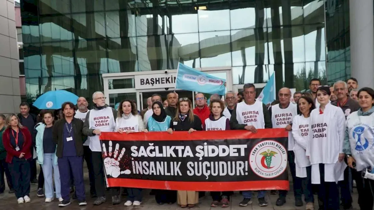 Mudanya'da sağlık çalışanına şiddete sert tepki