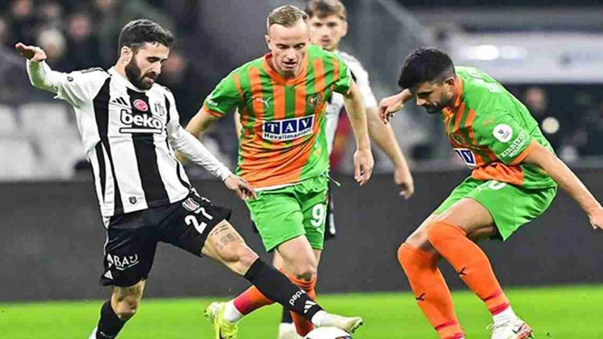 Beşiktaş 1-1 Alanyaspor (Maç Sonucu) Kartal'da çöküş devam ediyor!