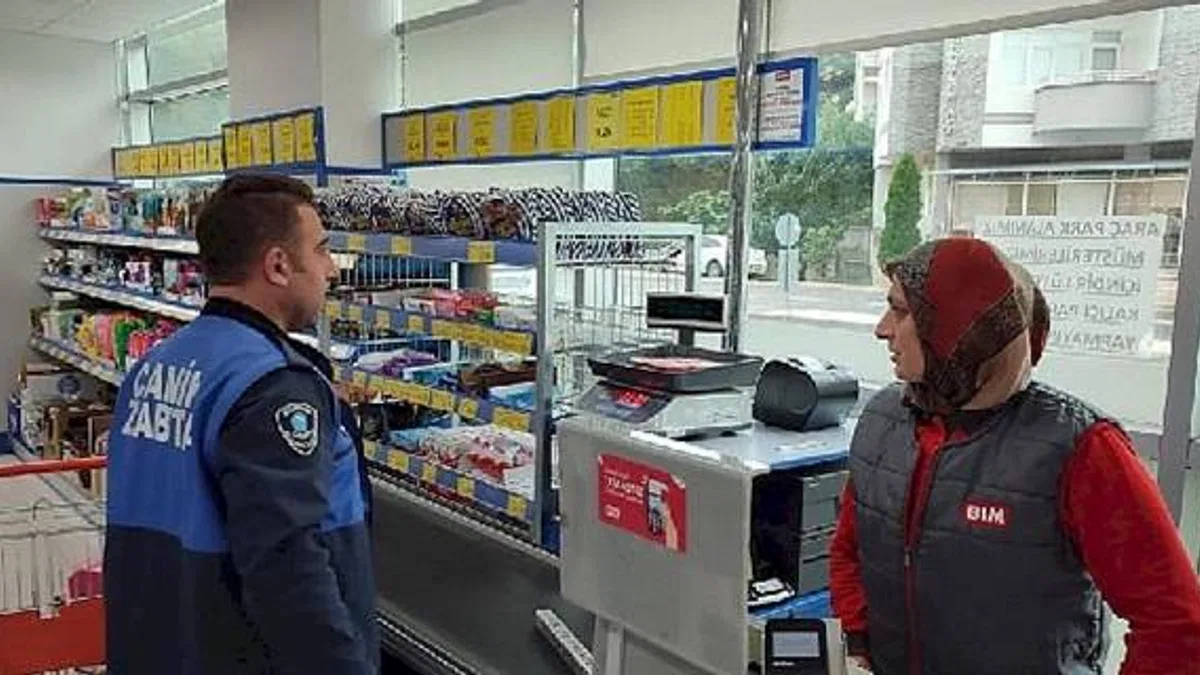 Canik'te Marketler Gözetim Altında