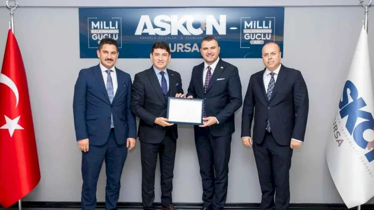 ASKON Bursa'da Kosovalı iş insanlarını ağırladı
