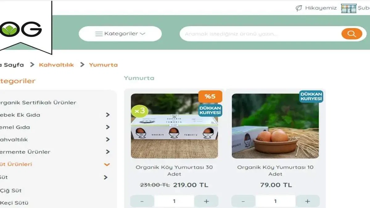 Organik Yumurta Fiyatları