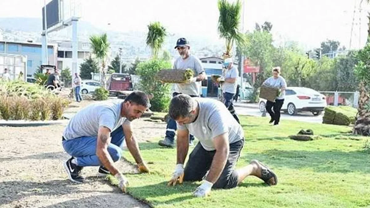 Çiğli Belediyesi'nden Yeşillendirme Atağı