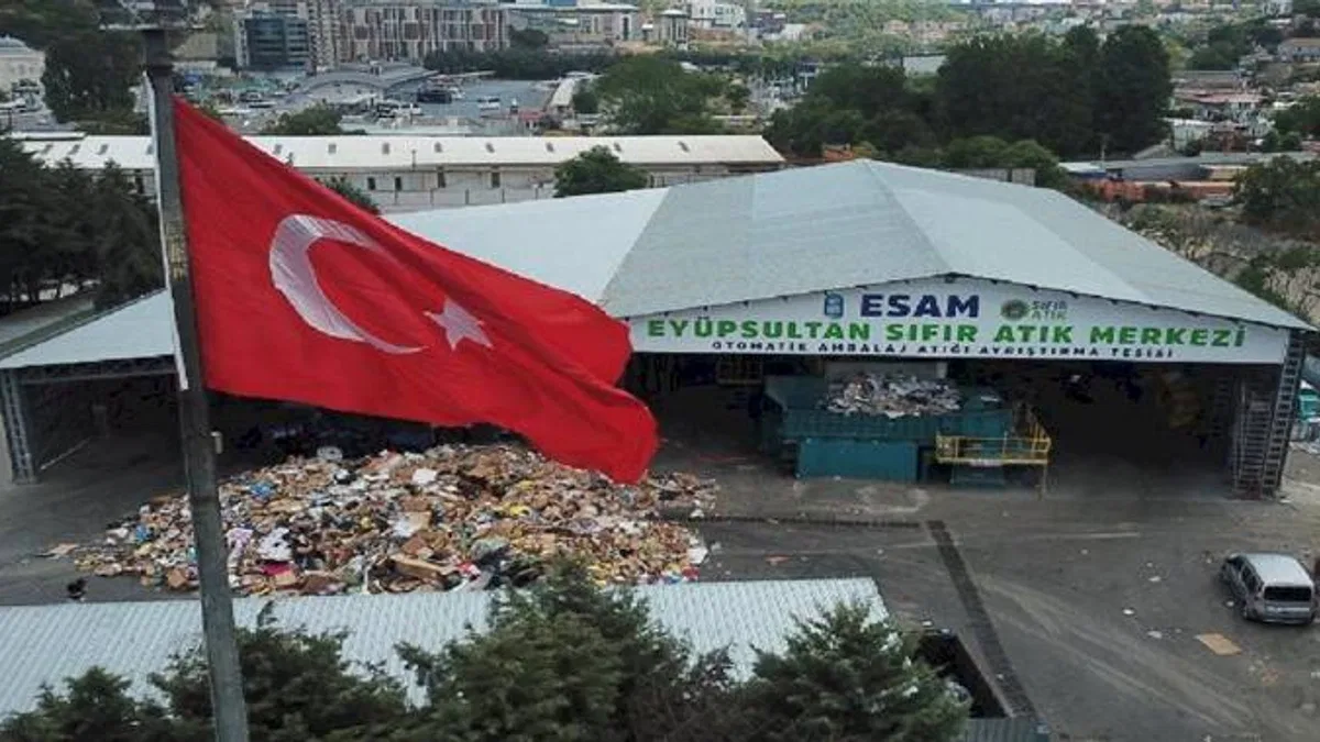 Eyüpsultan'da 'sıfır atık'lar otomatik ayrıştırılacak