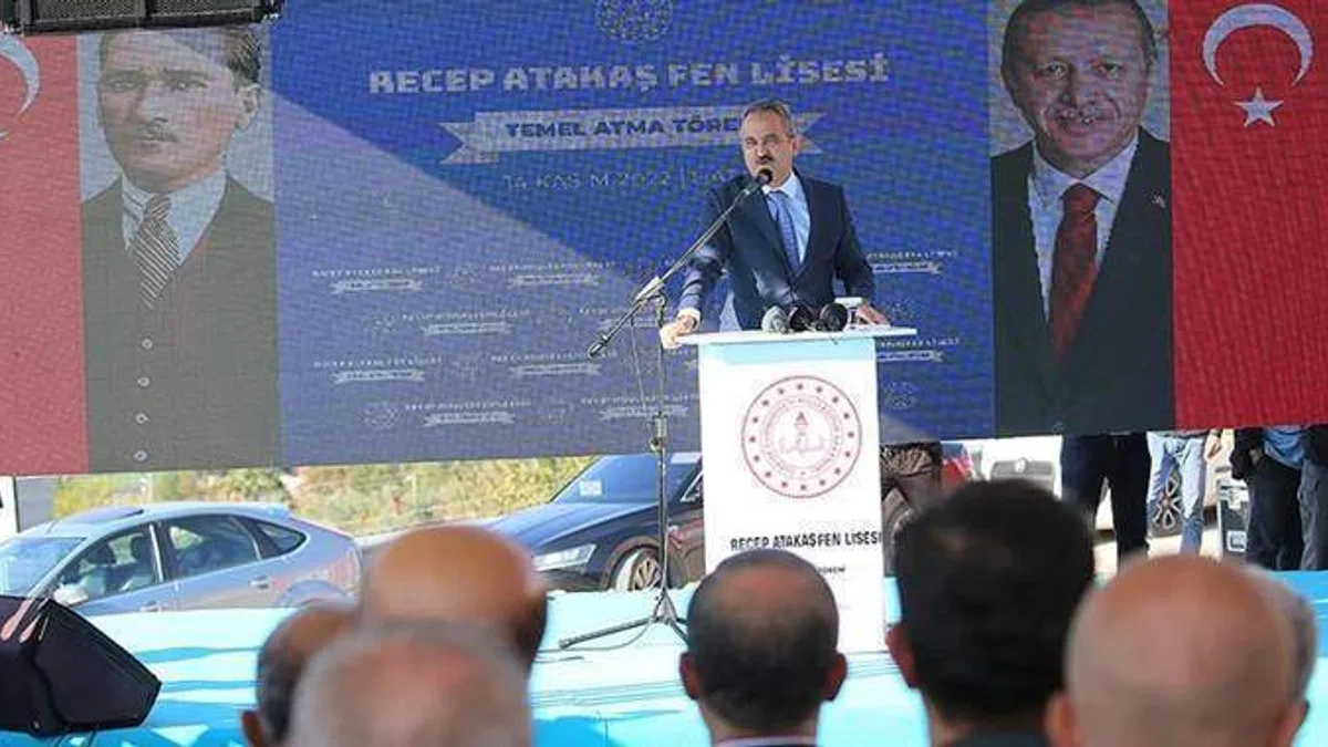 Milli Eğitim Bakanı Özer: Kız çocuklarının okullaşma oranı yüzde 94,66'ya ulaştı