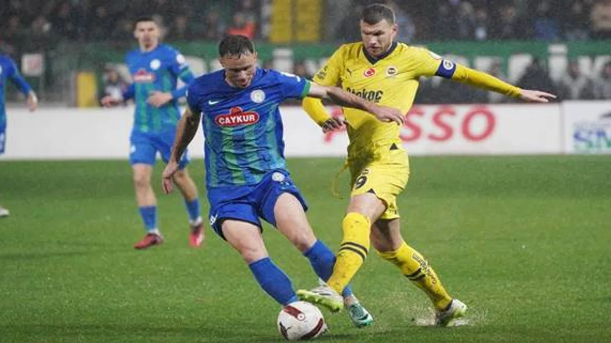 Çaykur Rizespor 1-3 Fenerbahçe (Maç Sonucu) Fener geriden gelip 3 puanı aldı