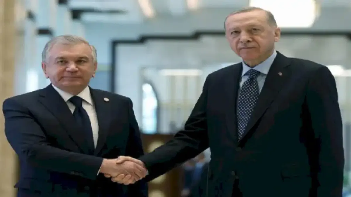Cumhurbaşkanı Erdoğan'dan Özbekistanlı mevkidaşına tebrik