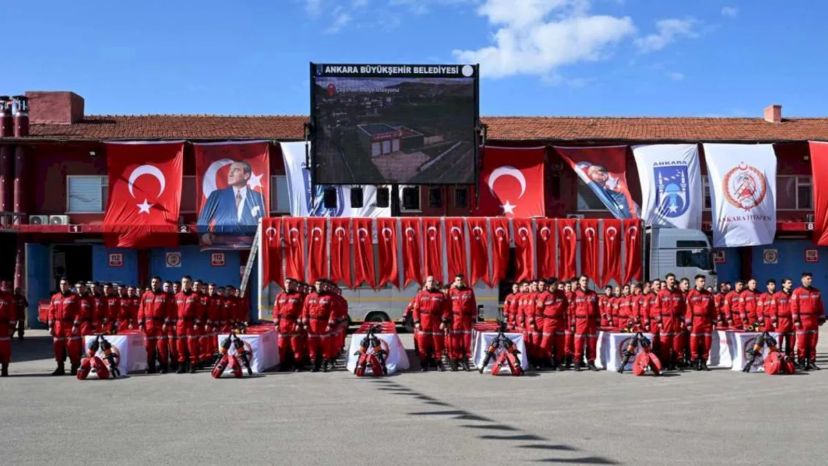 Ankara'da 100 itfaiye eri yemin etti