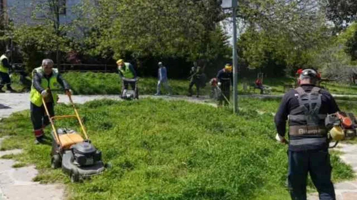 Maltepe’nin parklarında yaz hazırlığı