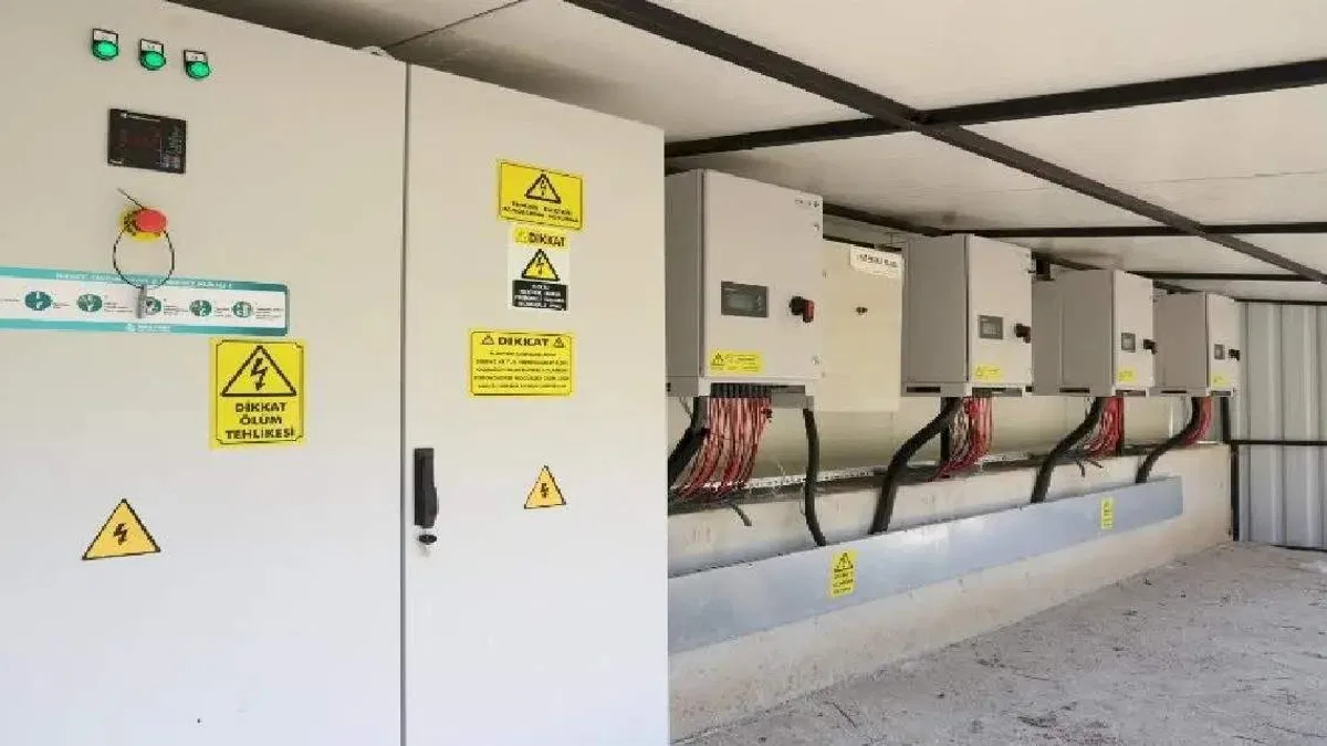 Bursa'da bu tesis enerjisini güneşten alıyor