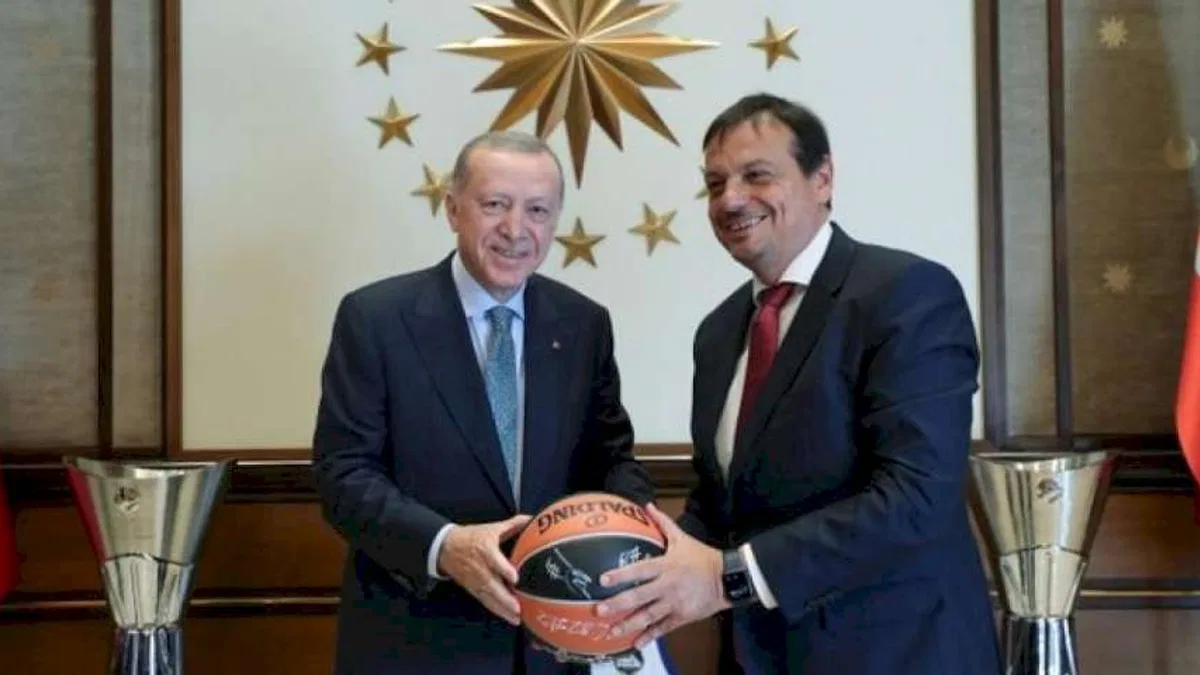 Başkan Recep Tayyip Erdoğan Ergin Ataman'la görüştü! İşte aralarında geçen diyalog!