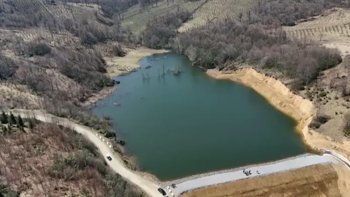 Ordu’da Akören Göleti hizmete açıldı