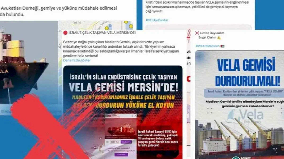 Mersin Limanı iddialarına yalanlama: İsrail için çelik taşındığı iddiası asılsız