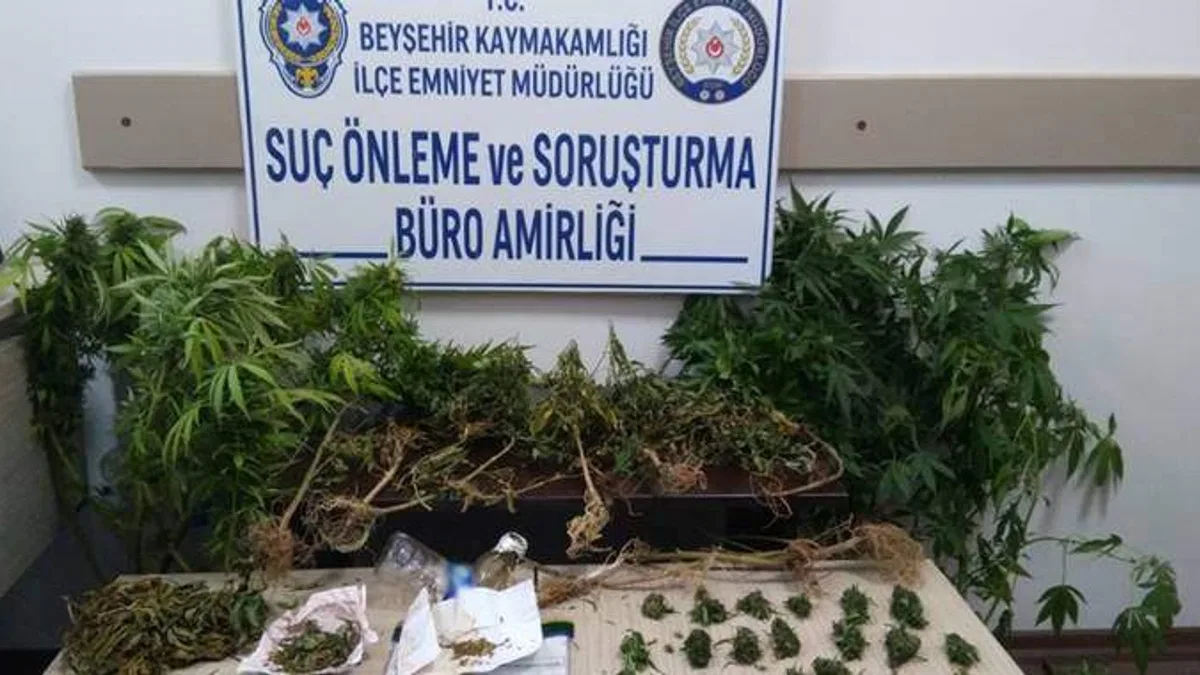 Konya'da uyuşturucu operasyonu