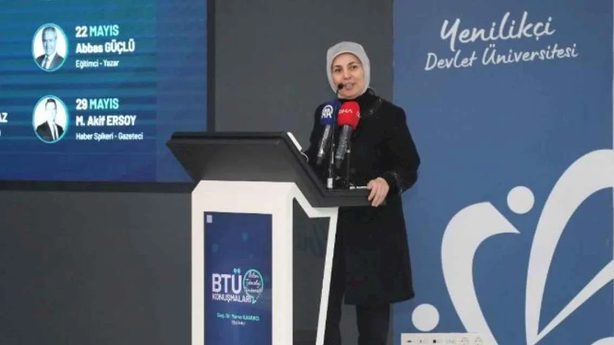 Büyükelçi Merve Kavakcı 'BTÜ Konuşmaları'nın konuğu oldu