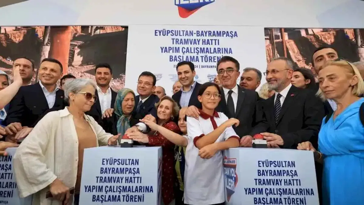 Eyüpsultan-Bayrampaşa Tramvay Hattı öz kaynakla başladı