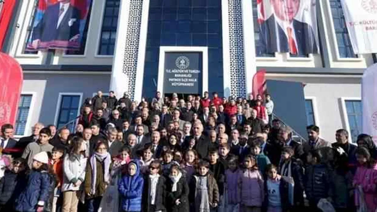 Ağrı Patnos'a 40 bin koleksiyona sahip yeni kütüphane