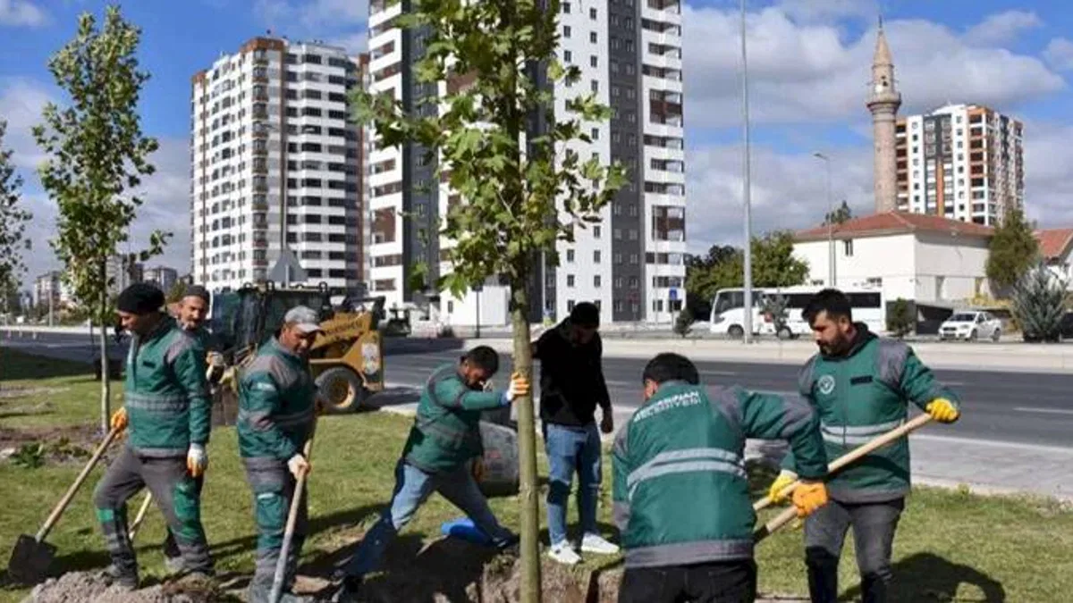 Kayseri Kocasinan şehri oksijen deposuna çevirdi