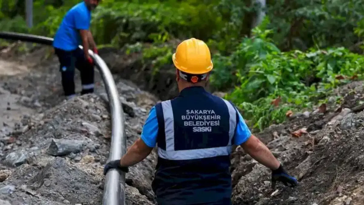 Sapanca Yanık’ta içme suyu hattı yenileniyor