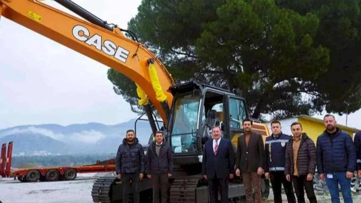Muğla Milas'a TBB'den ekskavatör hibesi
