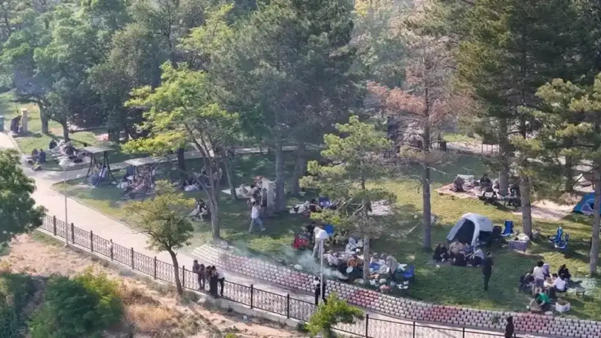 Sarımsaklı Barajı Mesire Alanı'na Kayserililerden tam not