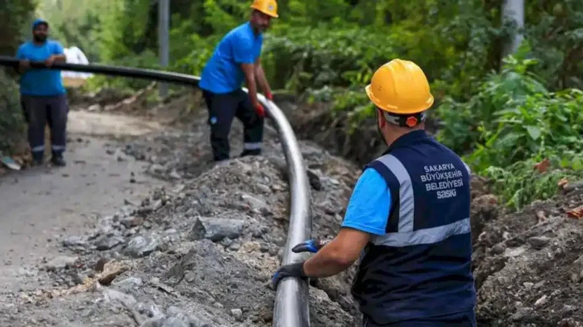 Sakarya'da Sapanca’nın dev altyapı güçlendirme projesi devam ediyor