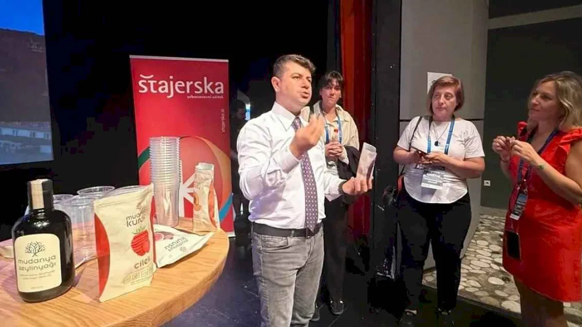 Mudanya, Slovenya ve Fransa'da tanıtıldı... Baran Güneş, Mudanya için uluslararası sahnede