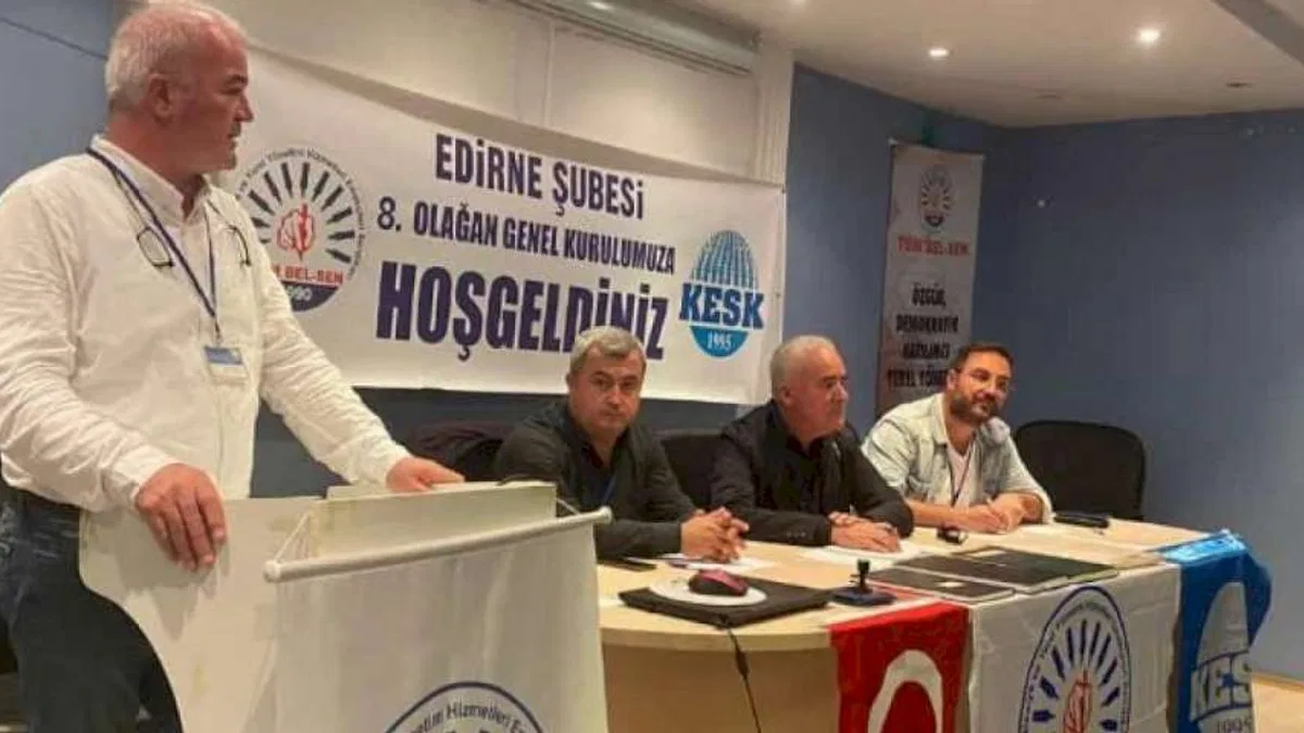 TÜM-BEL-SEN Edirne Bedri Kara'ya emanet