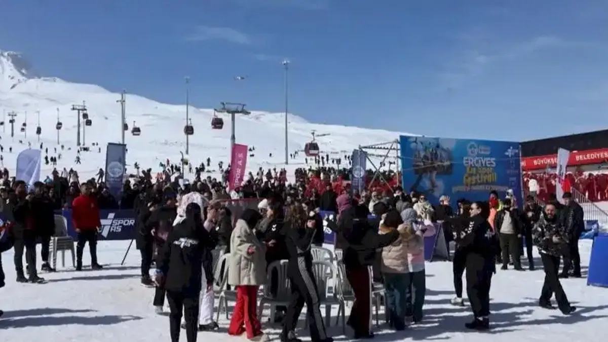Kayseri Erciyes'e coşkulu veda