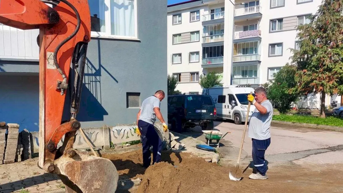 Giresun'da altyapı ve üstyapı çalışmaları sürüyor