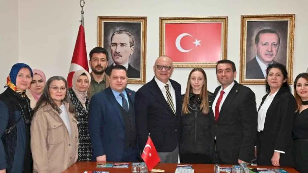 AK Parti Saruhanlı İlçe Başkanlığı Başkan Ergün’ü ağırladı