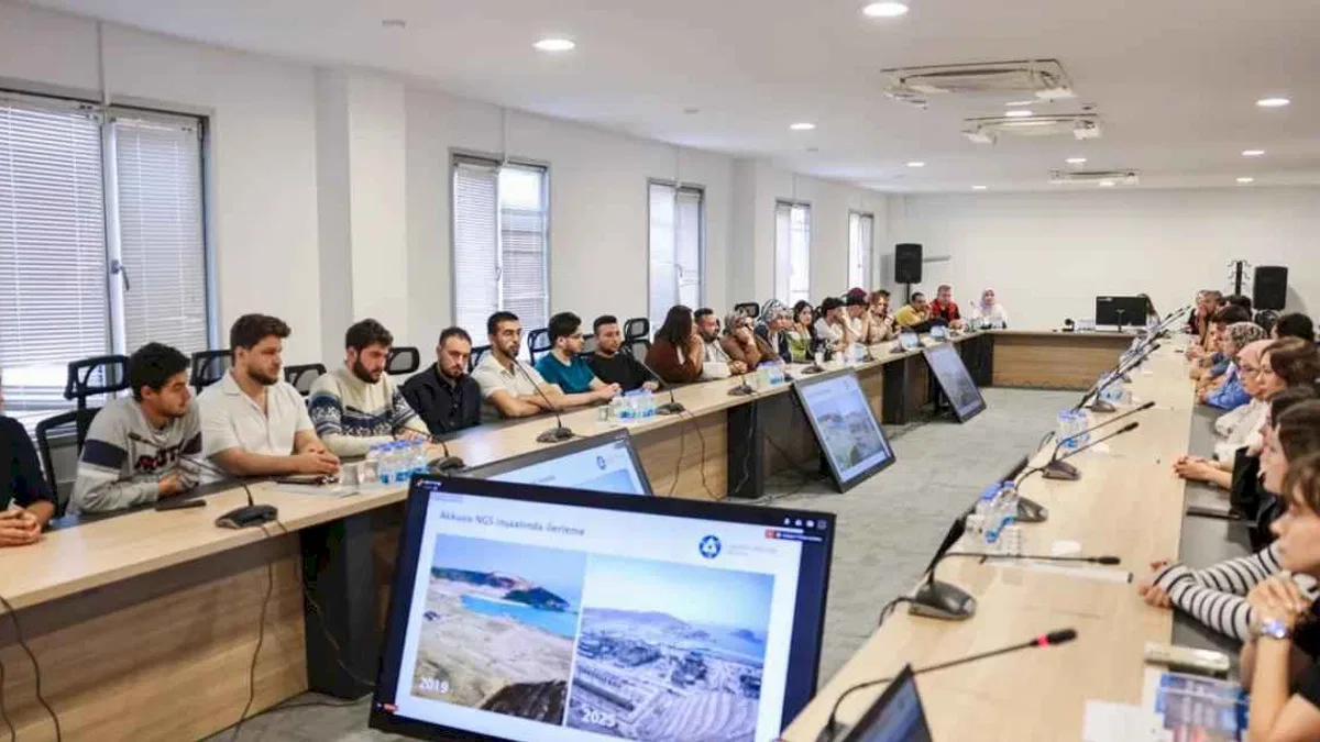 Sinop Üniversitesi Öğrencileri Akkuyu NGS Sahasını Ziyaret Etti