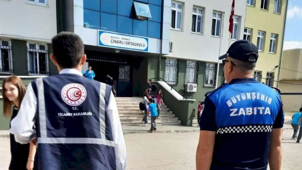 Kocaeli Zabıtası'ndan okul kantinlerine sıkı denetim