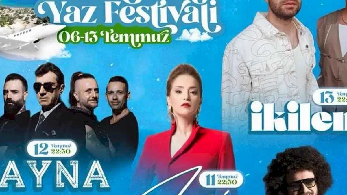Muğla'da Dalaman yaz festivali başlıyor