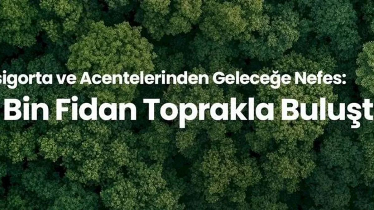 12 Bin Fidan Toprakla Buluştu