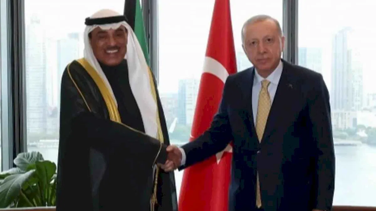 Kuveyt Veliaht Prensi Şeyh es-Sabah ile görüştü