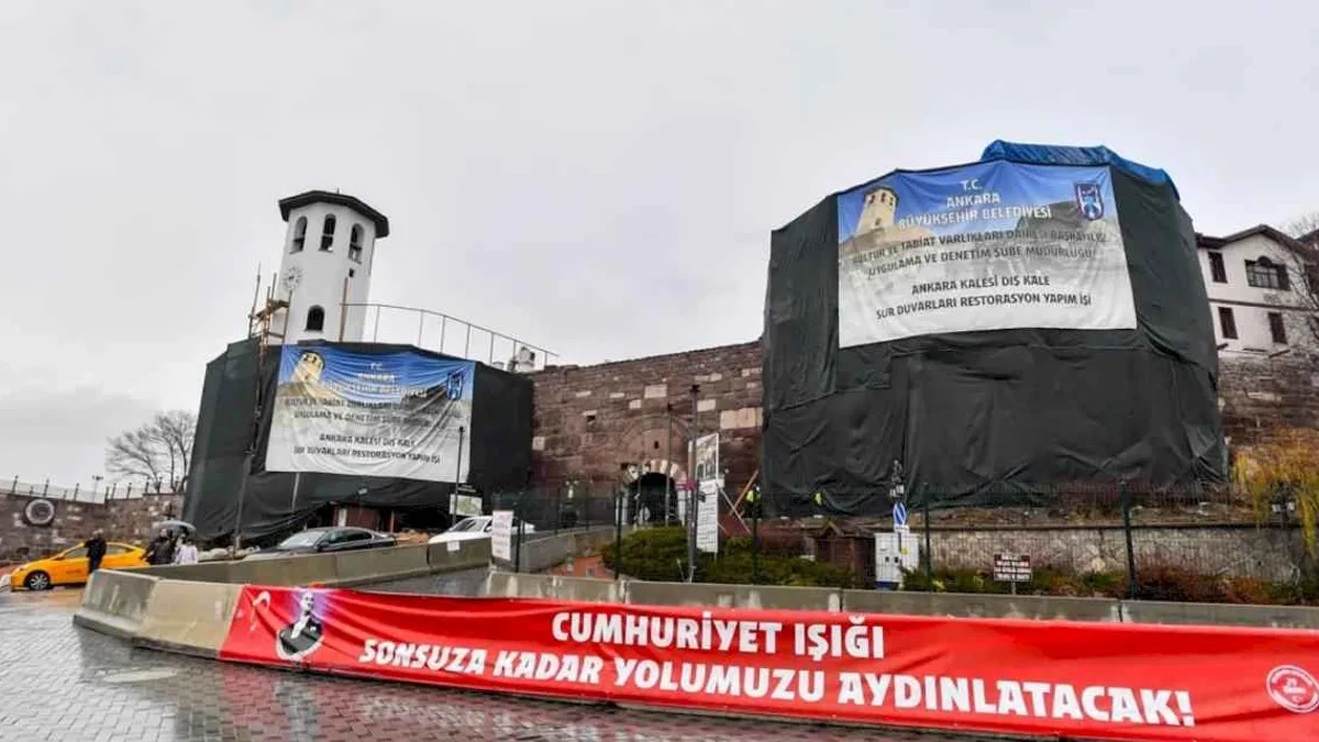 Ankara Kalesi'ne hassas dokunuş
