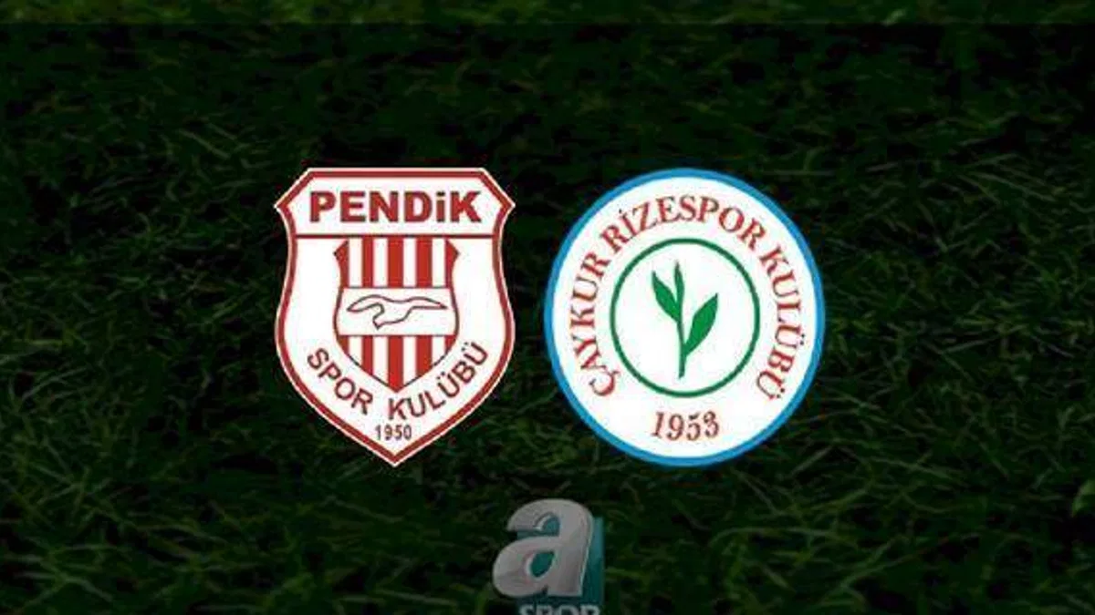 Pendikspor - Rizespor maçı ne zaman, saat kaçta ve hangi kanalda? | TFF 1. Lig