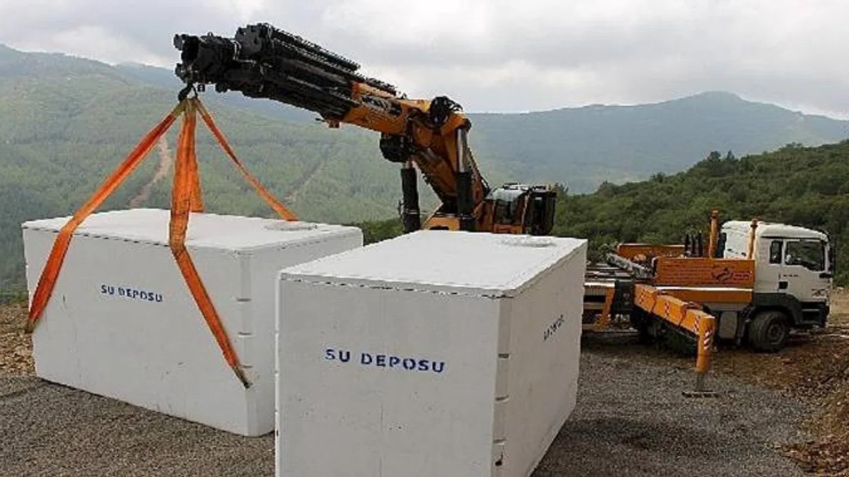 ASAT Gazipaşa'da su deposu eksikliğini ortadan kaldırıyor