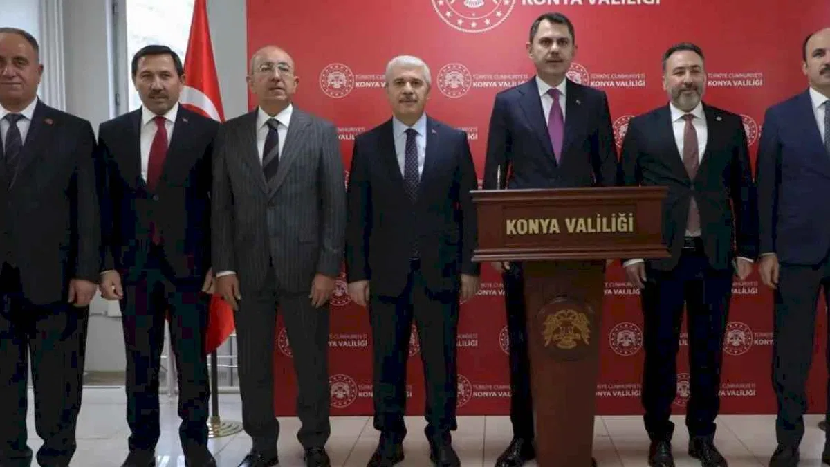 Konya Bakan Kurum'u ağırladı!