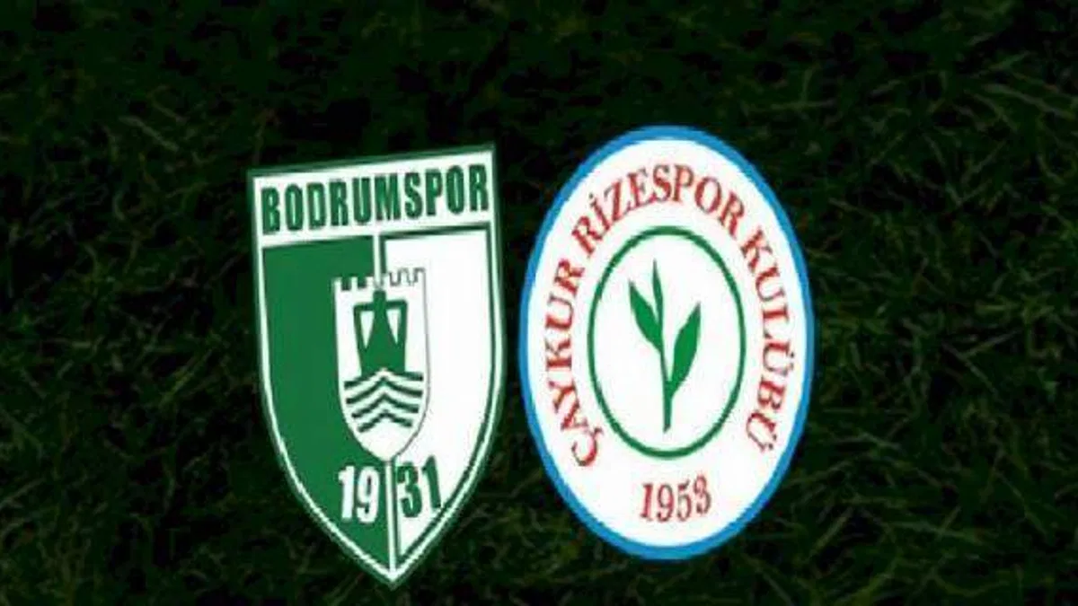 Bodrumspor - Rizespor maçı ne zaman, saat kaçta ve hangi kanalda? | TFF 1. Lig