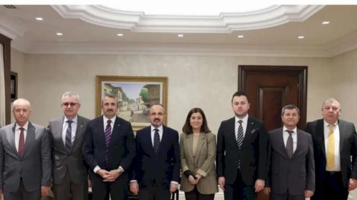 Edirne Valisi ve Keşan protokolünün Başkent'te bürokrasi teması