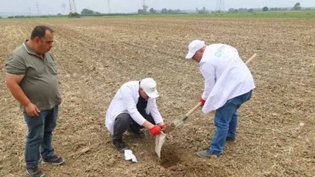 Kocaeli'de çiftçilere ücretsiz toprak analizi