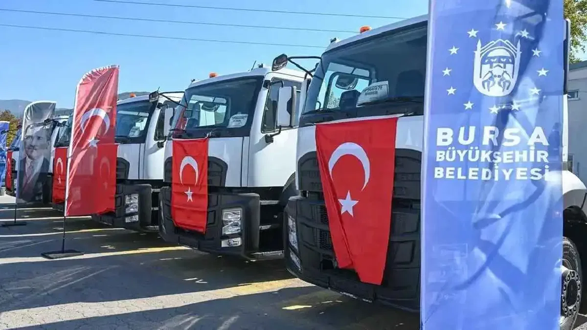 Bursa’da BUSKİ’ye 156 Milyonluk Yeni Araç Filosu