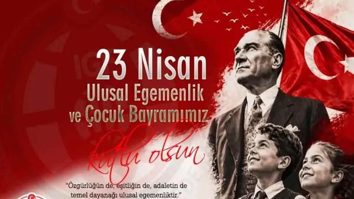 Küçük hanımlar, küçük beyler... Yaşasın 23 Nisan