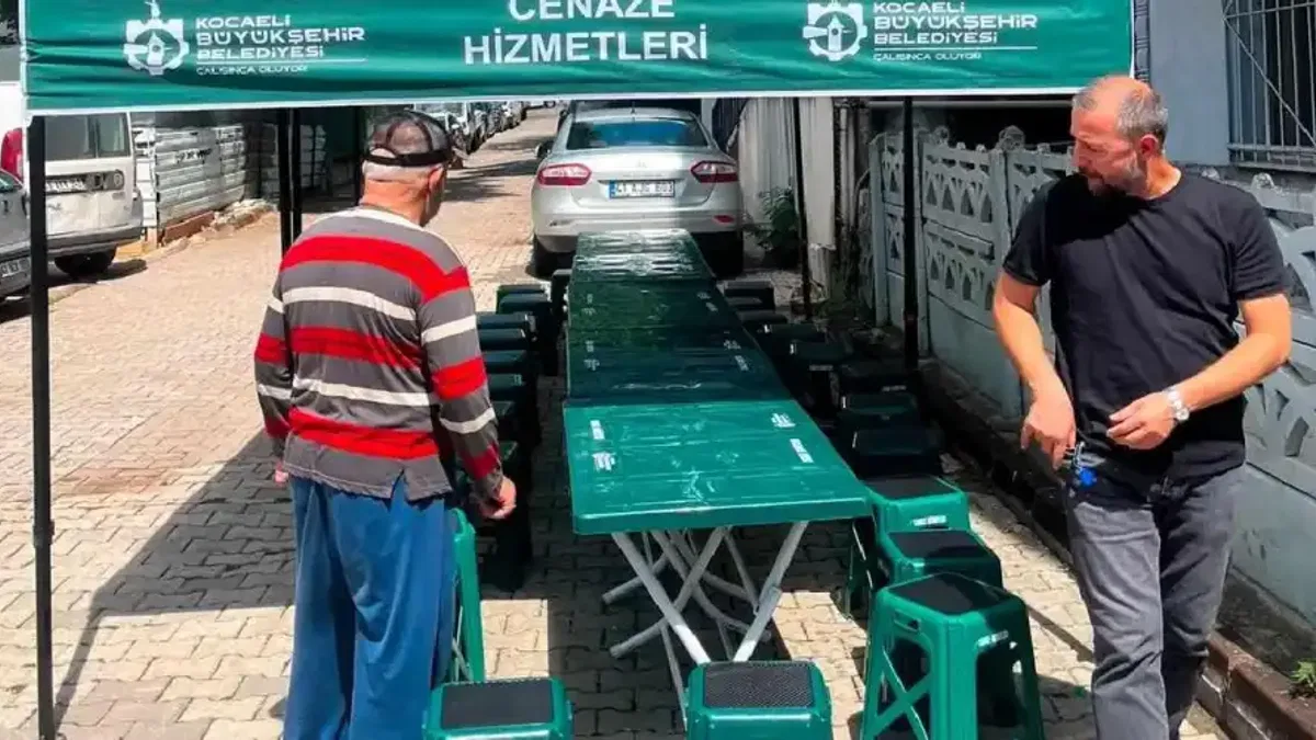 Kocaeli Büyükşehir’den acıyı paylaşan yükü hafifleten hizmet